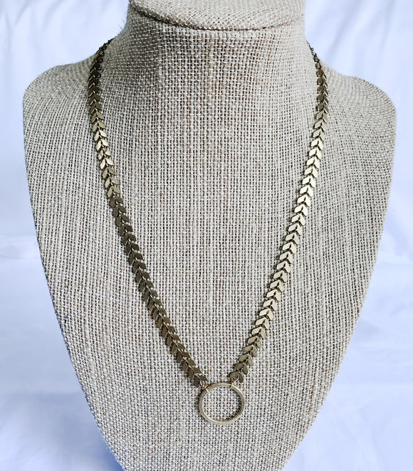 Chevron Chain Every Day Necklace