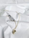Mother Mary Pendant Necklace with Pearls