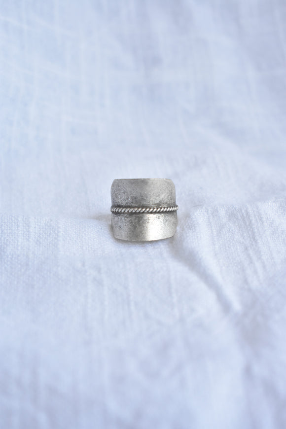 Rustic Sterling Statement Ring