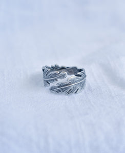 Sterling Feather Ring