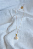 Mother of Pearl Moon Medallion