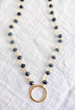 Black Onyx Chunky Chain Necklace