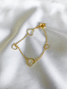 Chain of Hearts Bracelet