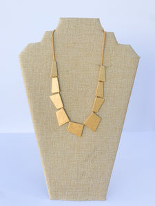Gold Fragment Statement Necklace