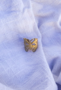 Adjustable Butterfly Accent Ring